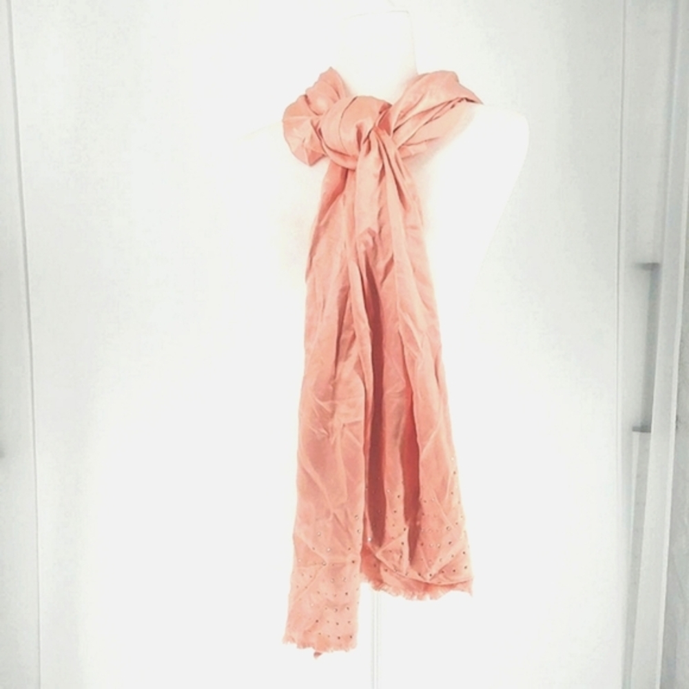 INC Peach Gem Scarf One Size